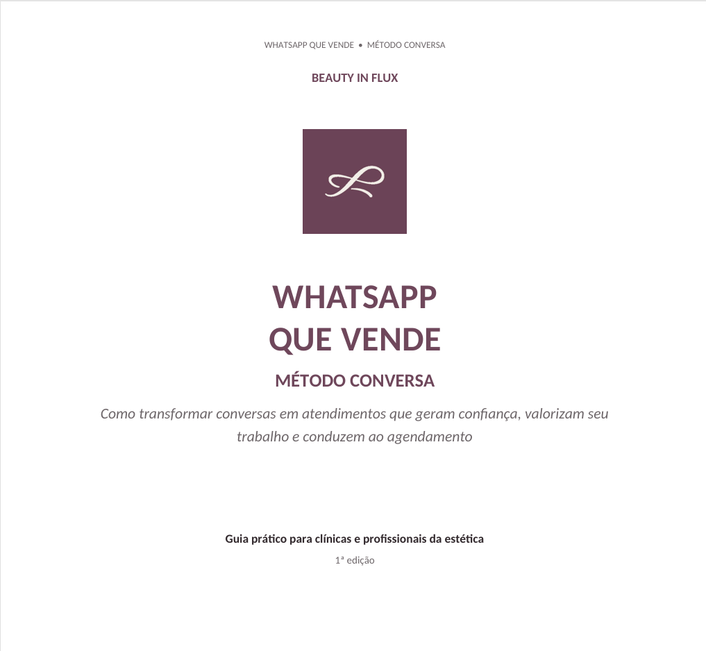 Capa do e-book WhatsApp que Vende — Método CONVERSA